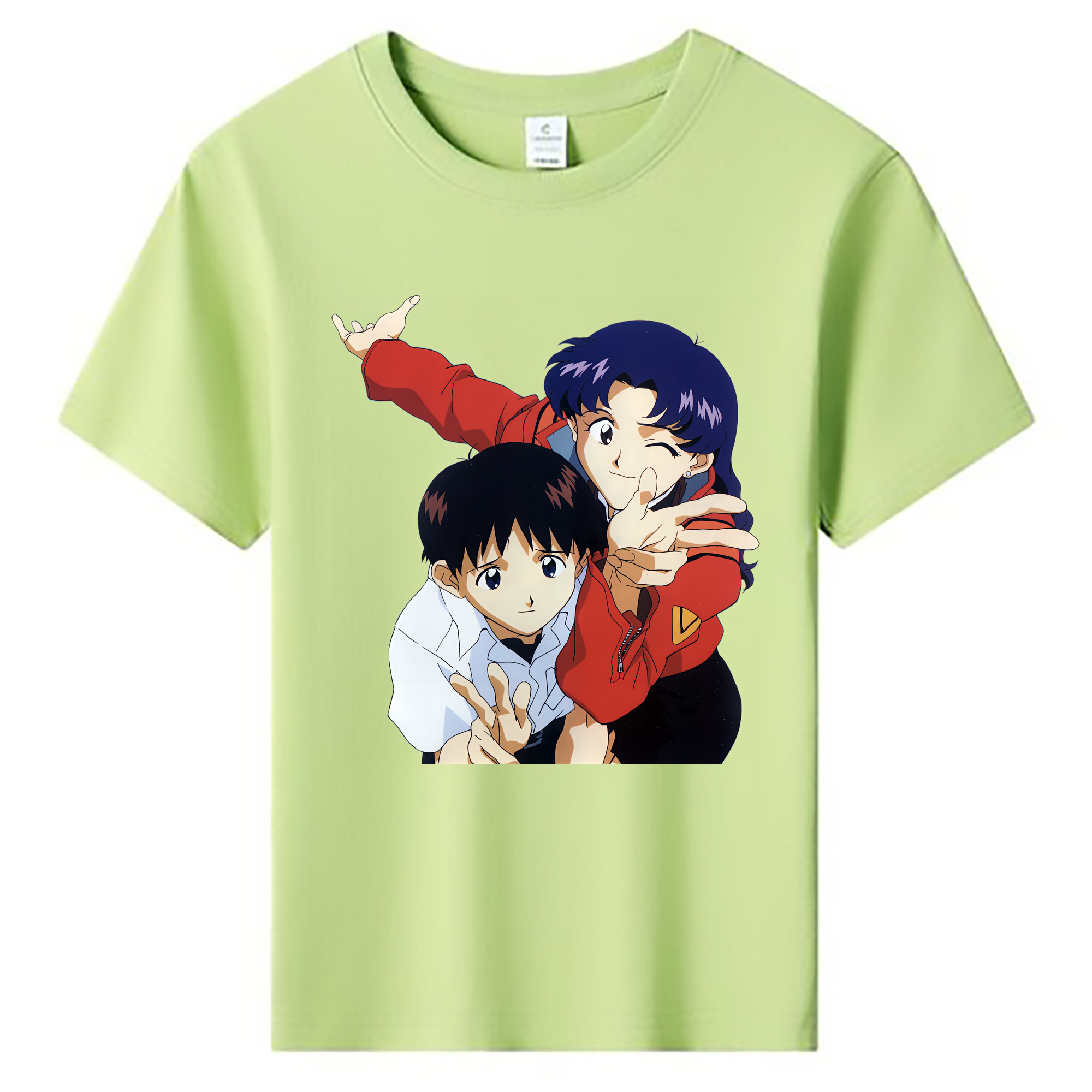 （画像用） EVA 新世紀エヴァンゲリオン 綿100％キッズTシャツ（フロントプリント）